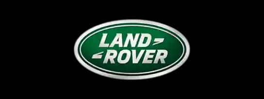 Land Rover logo, an oval with green background and white text.